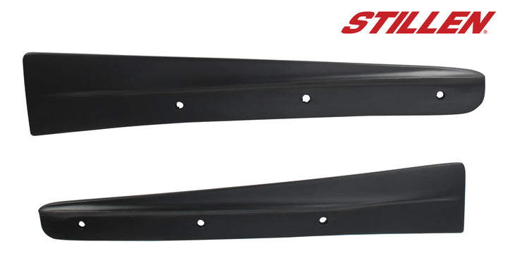 wide view of Stillen Mud Flap Kit [Front & Rear] for Nissan GT-R 2009-2012 with a white background