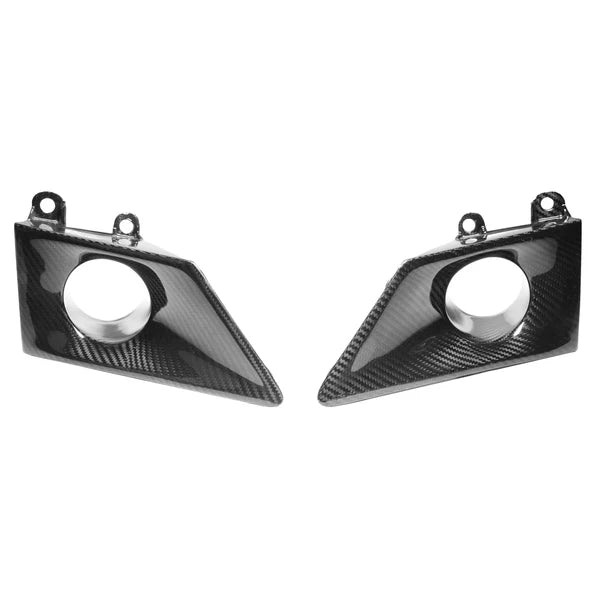 A front view of APR Performance Brake Cooling Ducts Subaru BRZ 2013-2016 with white background