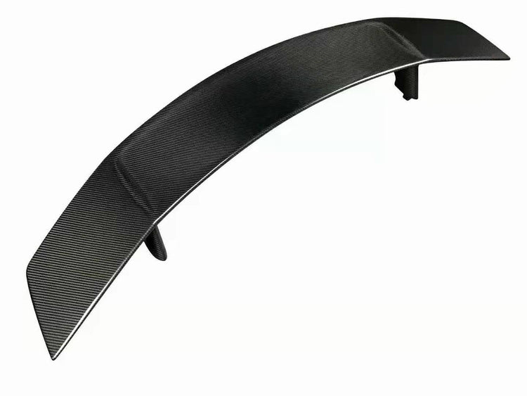 wide view of TRE Pre-Preg Carbon Fibre Competition Rear Wing for Audi R8 4S 2015+ with white background