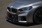 BMW G87 M2 Front Wind Splitter 2023-Up fitment side view
