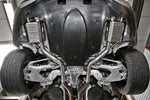 Bentley Continental GT W12 underside with the Capristo valved exhaust fitted