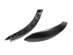 A front view of AUTOTECKNIC CARBON DOOR GRIP HANDLE TRIM SET - BMW F8X M3/ M4 2014+ with white background
