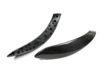 A front view of AUTOTECKNIC CARBON DOOR GRIP HANDLE TRIM SET - BMW F30 3-SERIES | F32 / F33 / F36 4-SERIES 2011-2020 with white background