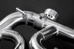 Capristo valved exhaust for the Mercedes-AMG SLS valve, close-up