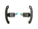 A front view of AUTOTECKNIC MAGNETIC CORSA SHIFT PADDLES  for bMW Vehicles with white background