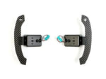A front view of AUTOTECKNIC MAGNETIC CORSA SHIFT PADDLES  for bMW Vehicles with white background