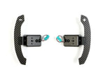 A front view of AUTOTECKNIC MAGNETIC CORSA SHIFT PADDLES  for bMW Vehicles with white background