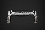 Capristo valved exhaust for the Porsche 991.2 Carrera/4/S, top view