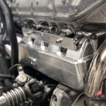 A side close up view of the RK Autowerks F1X M5 M6 BILLET PORT INJECTION INTAKE MANIFOLDS