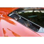 Chevrolet Corvette C8 Rear Hatch Vent 2020-2023 fitment close up view