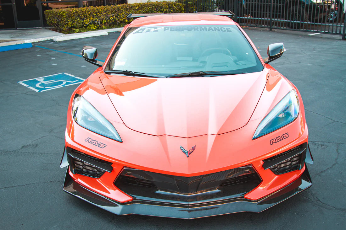 APR Performance Front Bumper Side Bezels Chevrolet Corvette C8 2020-2023 fitment wide view