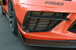 APR Performance Front Bumper Side Bezels Chevrolet Corvette C8 2020-2023 fitment close up view