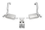 Soul 981 Boxster / Cayman valved exhaust system: valved exhaust laid out with center section