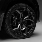 Urban WX2-R 22-inch satin black wheel, face view