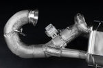 KTM X-Box GT-XR: Valved Exhaust w/ Heat Shield + Carbon/Stainless Exhaust Finisher