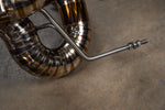 Titanium F1 exhaust Lamborghini Huracan: looped F1 pipe routing