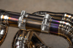 Titanium F1 exhaust Lamborghini Huracan: f1 pipe clamp