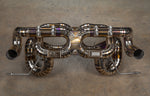Titanium F1 exhaust Lamborghini Huracan: f1 system overhead