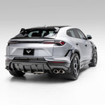 Urus Performante with carbon diffuser, high rear view