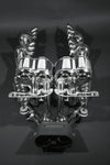 Capristo Lamborghini Murcielago LP640 race valved exhaust and headers shown standing upright