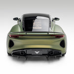 Green Emira with LR-52 wing, overhead rear view