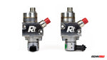 Two RennTech M177 fuel pumps with red fittings - Twin Scroll Fuel Pump Upgrade for the 2017-2026 E 63 AMG Sedan / Wagon