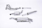 Milltek Sport exhaust system parts for 1984-1992 Volkswagen Golf Mk2 GTI 8v (part MCXVW203): pipework, silencers and polished silver tailpipe tips