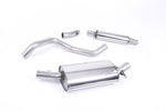 Milltek Resonated Downpipe-Back Exhaust System with Polished Tips for Volkswagen Golf Mk1 GTi 1976-1983