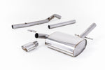 Milltek Resonated Cat-Back Exhaust System with Polished Oval Tips for Volkswagen Corrado VR6 1992-1995