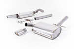 Milltek Resonated Cat-Back Exhaust System with Polished Oval Tips for Volkswagen Corrado G60 1988-1991