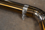Valvetronic Designs Valved Exhaust AMG GT63 X290 manufacturer gallery: clamp joining a straight pipe to a segmented bend
