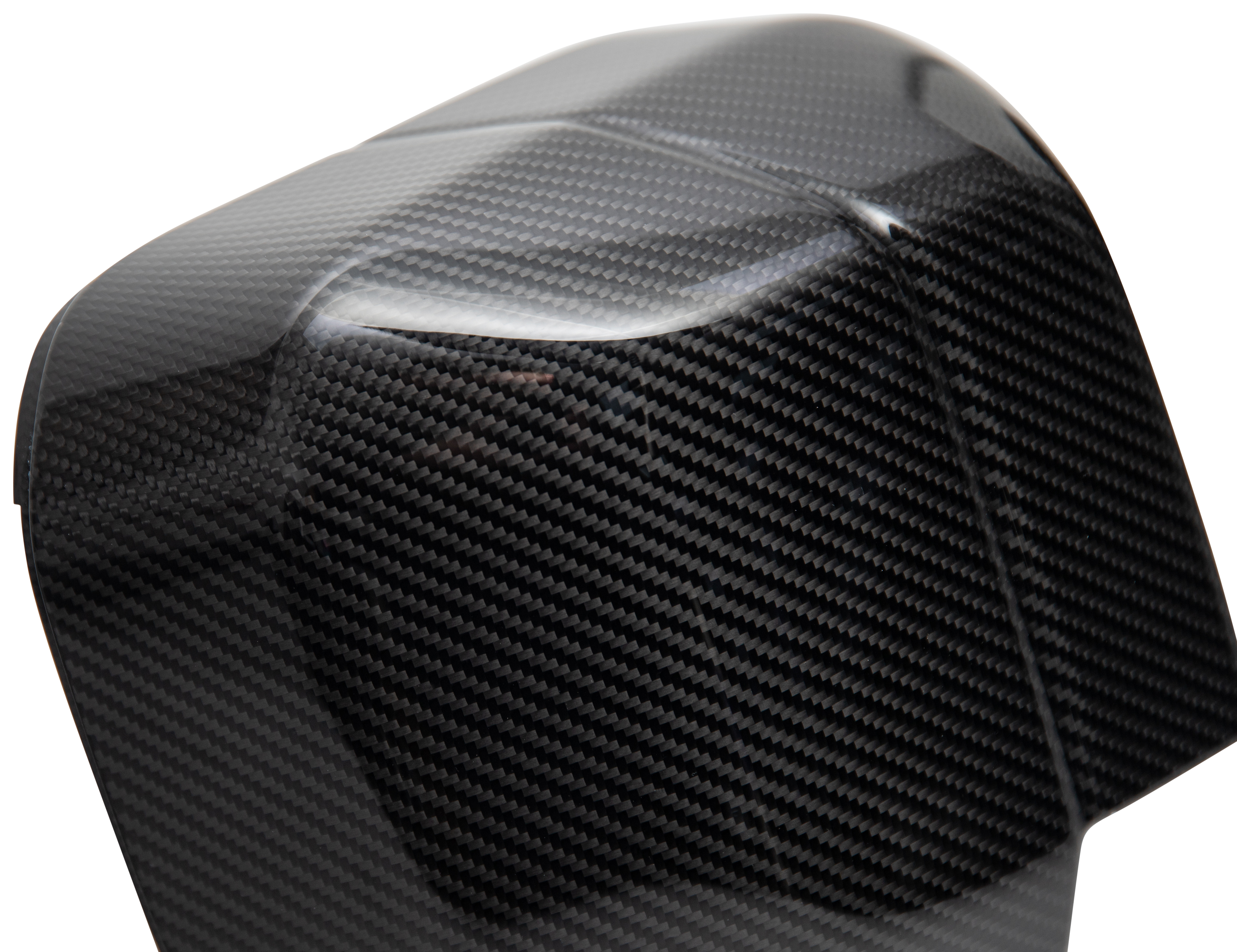 Urban XRS carbon fiber Defender mirror cover, side view