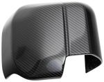 Close-up of the carbon weave on an Urban XRS Defender mirror cover