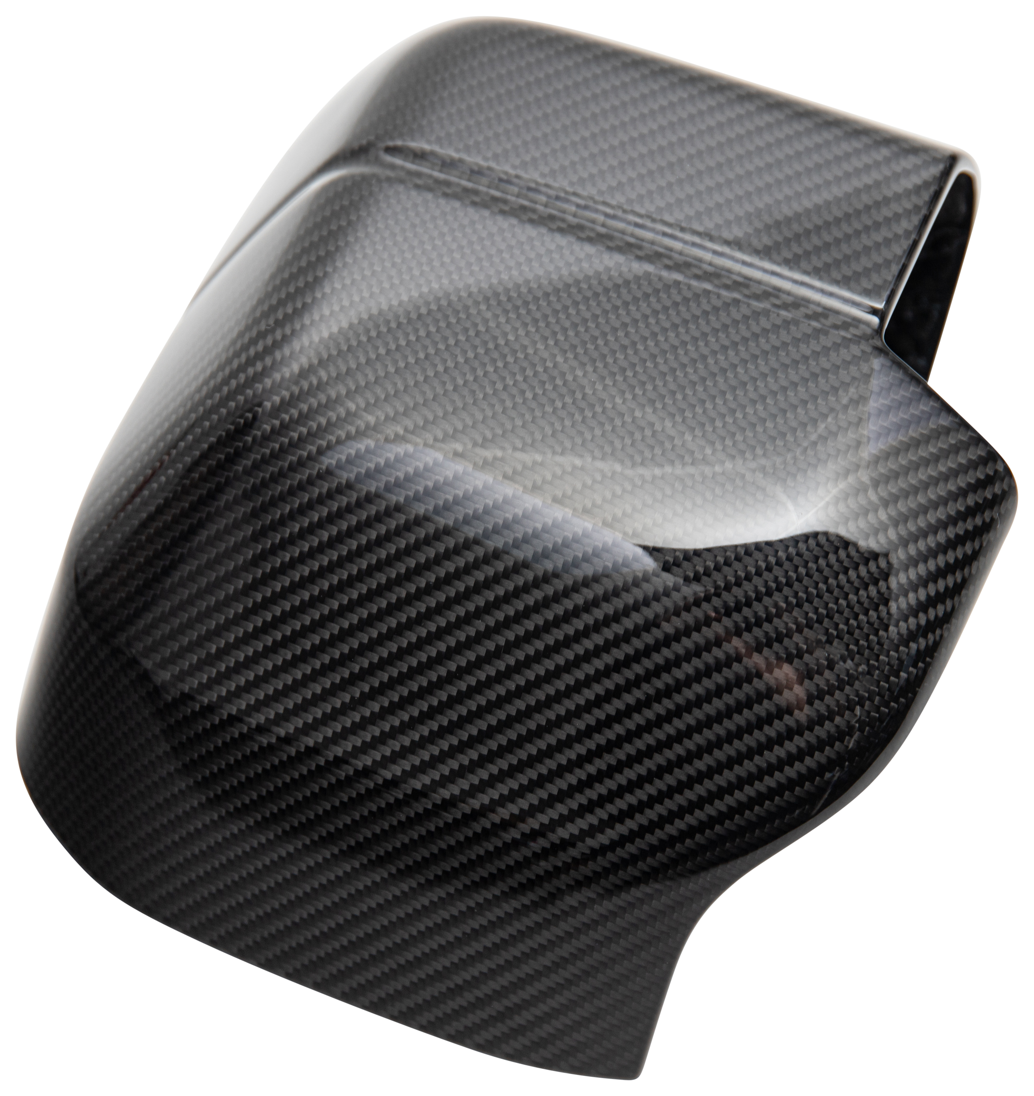Urban XRS carbon fiber Defender mirror cover, rear view