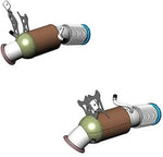 wide view of Capristo OPF Replacement with 200 Cell Cats for Maserati MC20 2020-2025 with white background