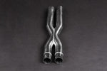 Capristo X-pipe for Maserati Quattroporte 2008-2012, polished stainless crossover