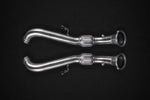Pair of Capristo McLaren 12C/650S/675LT cat spare downpipes with flex joints