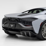 Carbon replacement rear bumper on McLaren Artura, rear 3/4 view