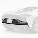 Artura replacement rear bumper, faded view highlighting carbon