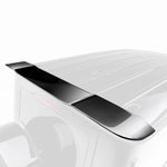 G63 gloss roof spoiler, faded view highlighting carbon