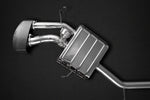 Capristo ML63 W164 valved muffler with pipe and black ceramic tip