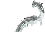 Capristo sport cat downpipe for Mercedes-AMG A45 and CLA45, polished stainless, rendering