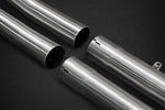 Capristo cat spare pipes for Mercedes-AMG GT, polished stainless slip-fit ends