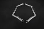 Pair of Capristo 250-cell sport cat downpipes for Mercedes-AMG G63 W463A