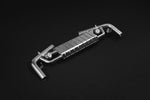 Capristo GL63/GLS63 valved muffler angled view with valve actuators