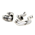 Milltek Sport downpipe and connecting pipework for 2015+ Mercedes-Benz C-Class C63 & C63 S Saloon 4.0 Bi-Turbo V8, product photo
