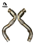 Active Autowerke AFlow Catted Downpipes for BMW G-Chassis N63B X5 X6 X7 M550i 2019+ product shot