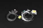 wide view of Capristo E2E Exhaust Remote Kit J (for Electric Valves) with black background
