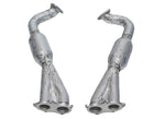 Soul 718 GT4 / Spyder / GTS over axle pipes: sport cat over-axle pipes, front view