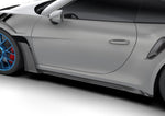 Porsche 911 GT3 RS (992) side skirt and fender vent from the complete aero kit, render